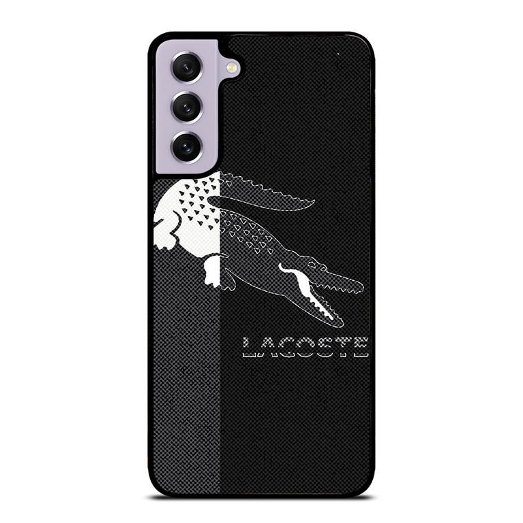LACOSTE BLACK AND WHITE Samsung Galaxy S21 FE Case Cover