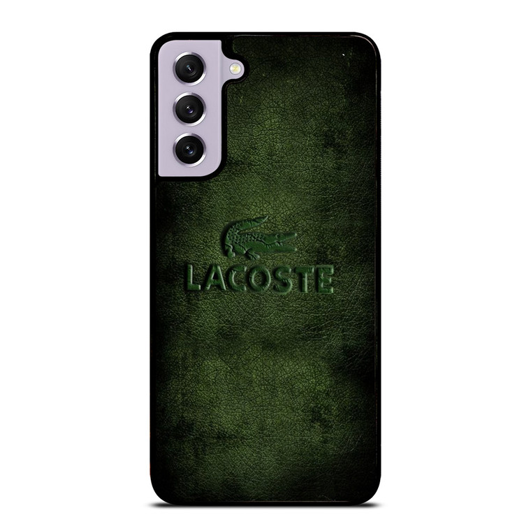 LACOSTE LEATHER Samsung Galaxy S21 FE Case Cover