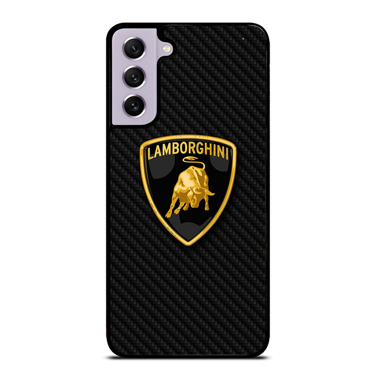 LAMBORGHINI AUTOMOBILI CARBON FIBER Samsung Galaxy S21 FE Case Cover