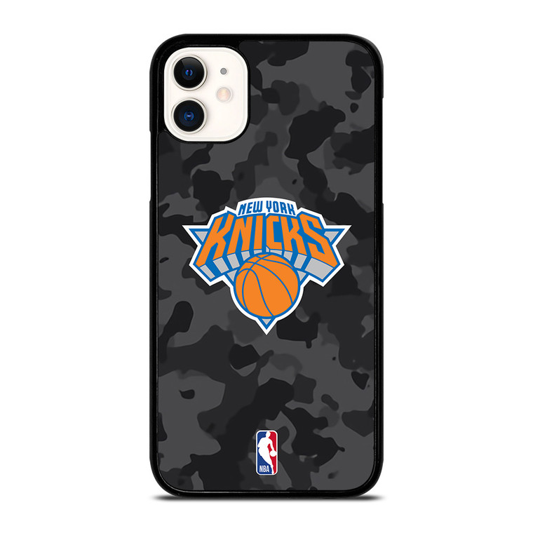 NEW YORK KNICKS BLACK CAMO iPhone 11 Case Cover