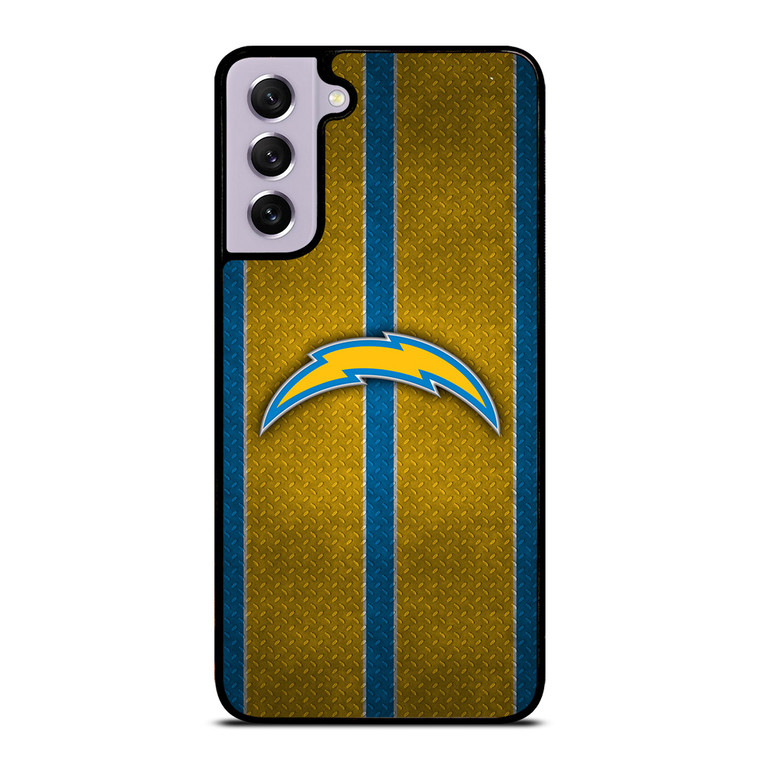 LOS ANGELES CHARGERS NFL METAL STRIPE Samsung Galaxy S21 FE Case Cover