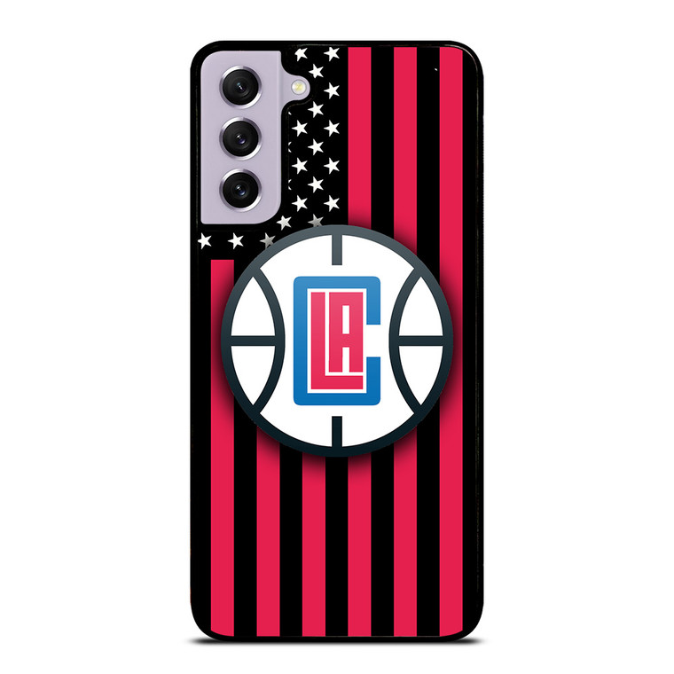 LOS ANGELES CLIPPERS NBA USA FLAG Samsung Galaxy S21 FE Case Cover