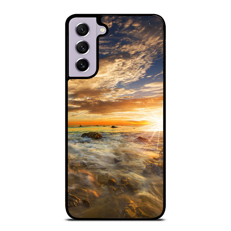 MALIBU BEACH CALIFORNIA Samsung Galaxy S21 FE Case Cover