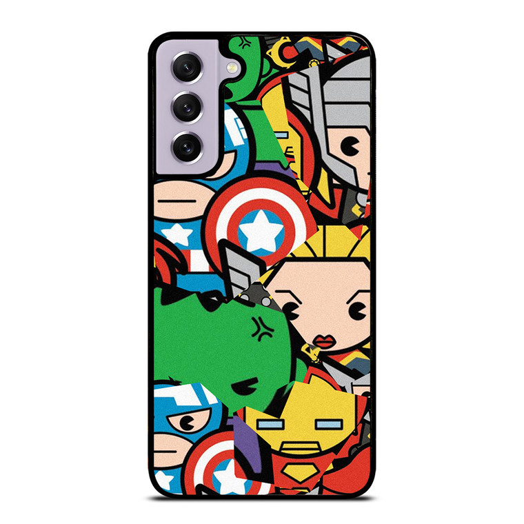 MARVEL COMIC CHARACTERS COLLAGE Samsung Galaxy S21 FE Case Cover