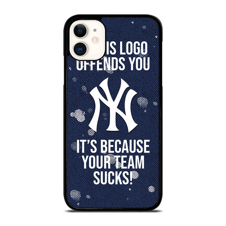NEW YORK YANKEES MLB BASEBALL BANTER FANS 2 iPhone 11 Case Cover NEW YORK YANKEES MLB BASEBALL BANTER FANS 2 iPhone 11 Case Cover