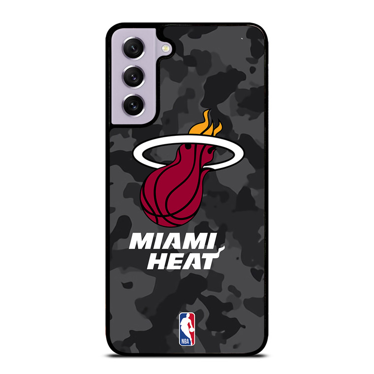 MIAMI HEAT BLACK CAMO Samsung Galaxy S21 FE Case Cover