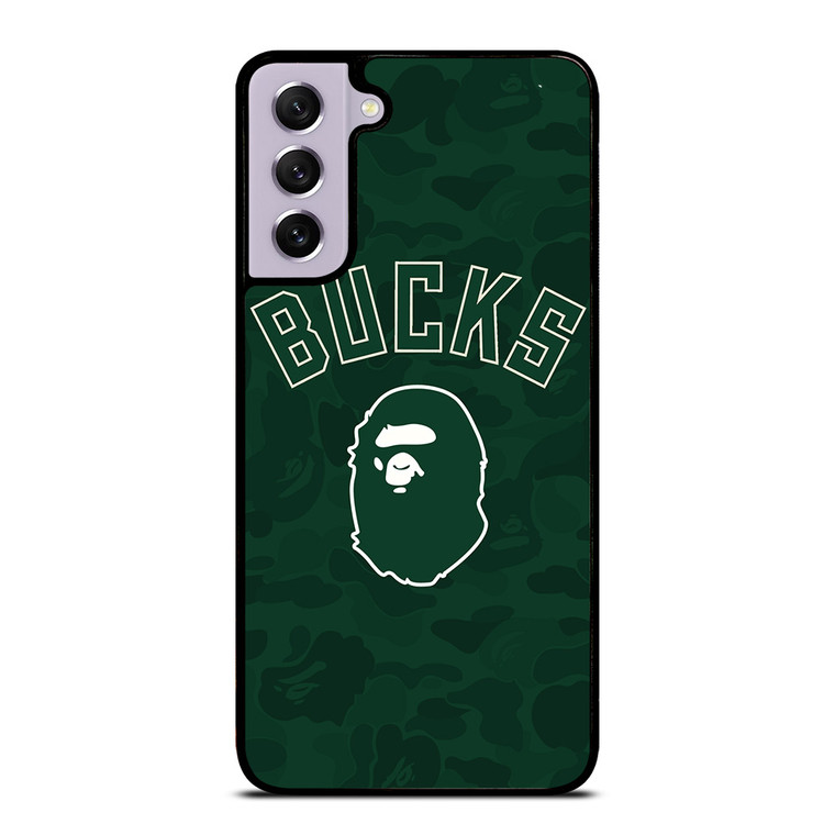 MILWAUKEE BUCKS X BAPE CAMO Samsung Galaxy S21 FE Case Cover
