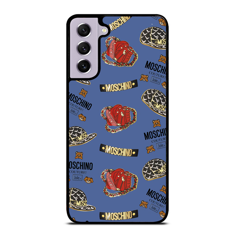 MOSCHINO BEAR COUTURE PATTERN Samsung Galaxy S21 FE Case Cover