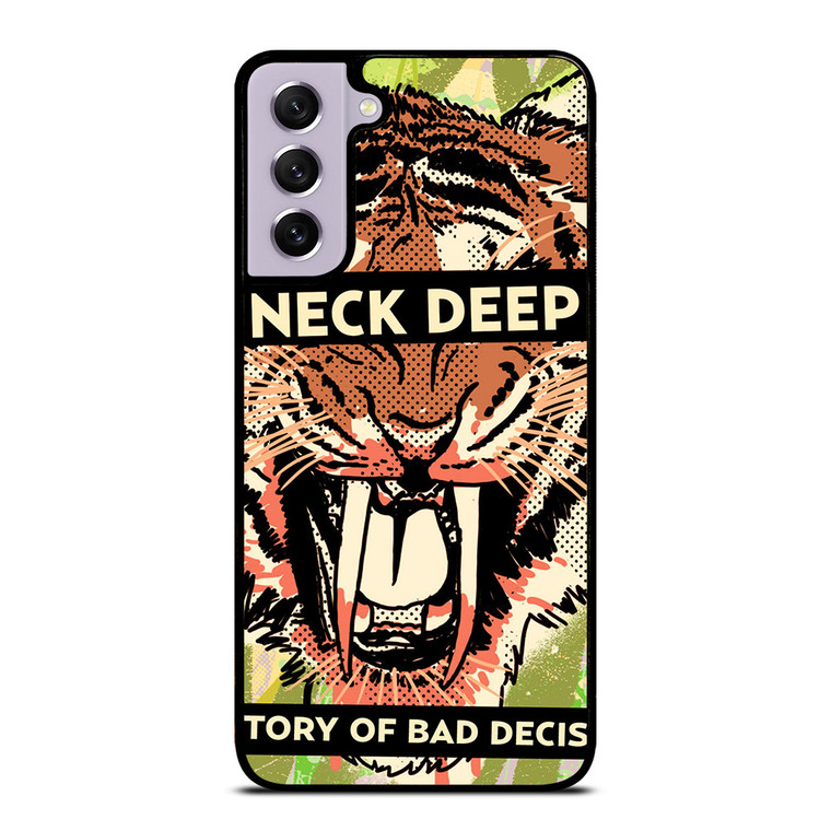 NECK DEEP A HISTORY OF A BAD DECISIONS Samsung Galaxy S21 FE Case Cover