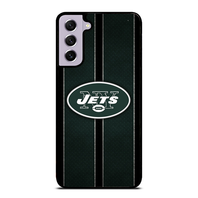NEW YORK JETS NFL METAL STRIPE Samsung Galaxy S21 FE Case Cover