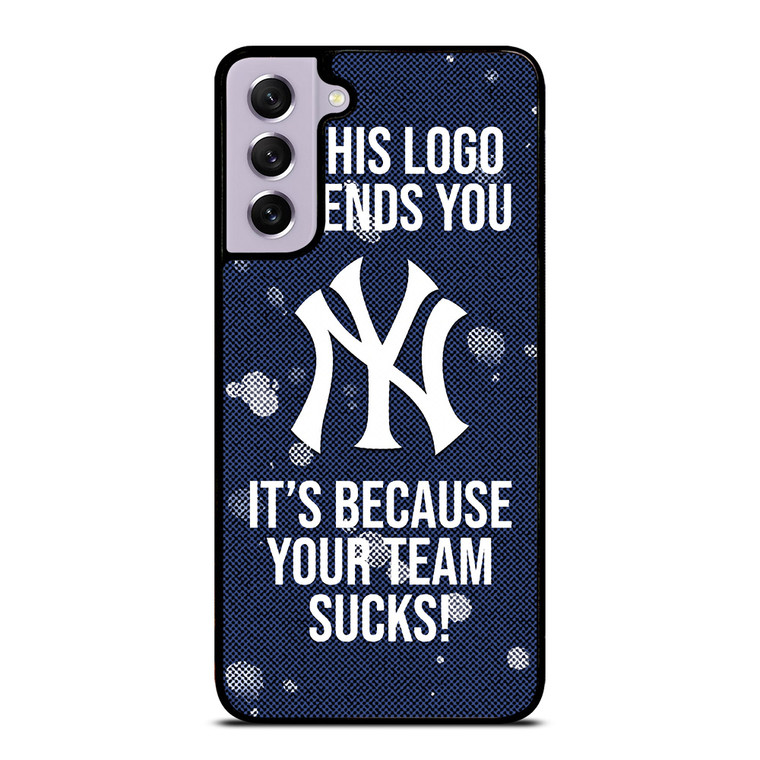 NEW YORK YANKEES MLB BASEBALL BANTER FANS 2 Samsung Galaxy S21 FE Case Cover
