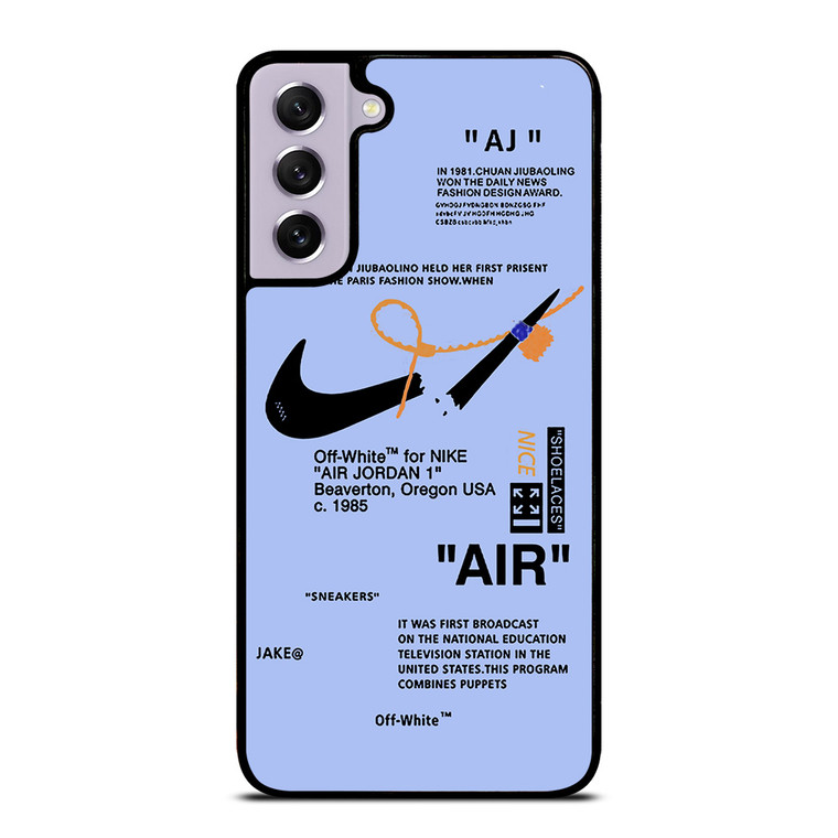 NIKE AIR OFF WHITE TARO Samsung Galaxy S21 FE Case Cover