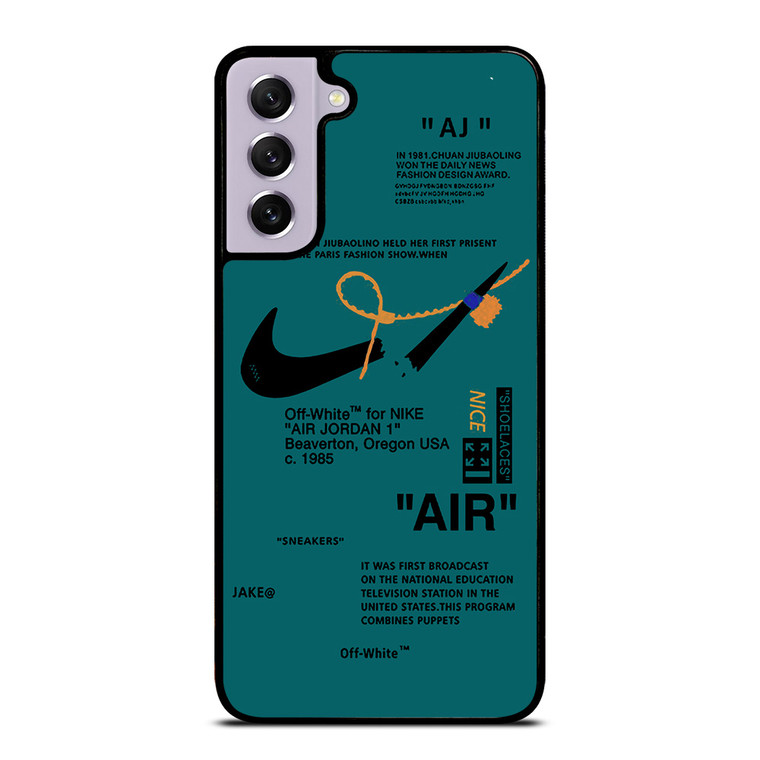 NIKE AIR OFF WHITE TOSCA Samsung Galaxy S21 FE Case Cover