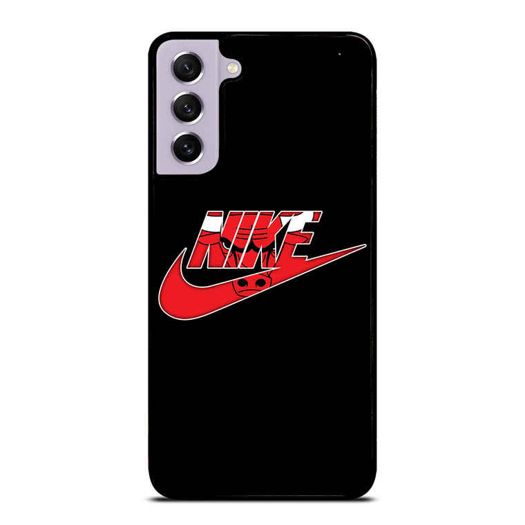 NIKE CHICAGO BULLS SWOOSH Samsung Galaxy S21 FE Case Cover