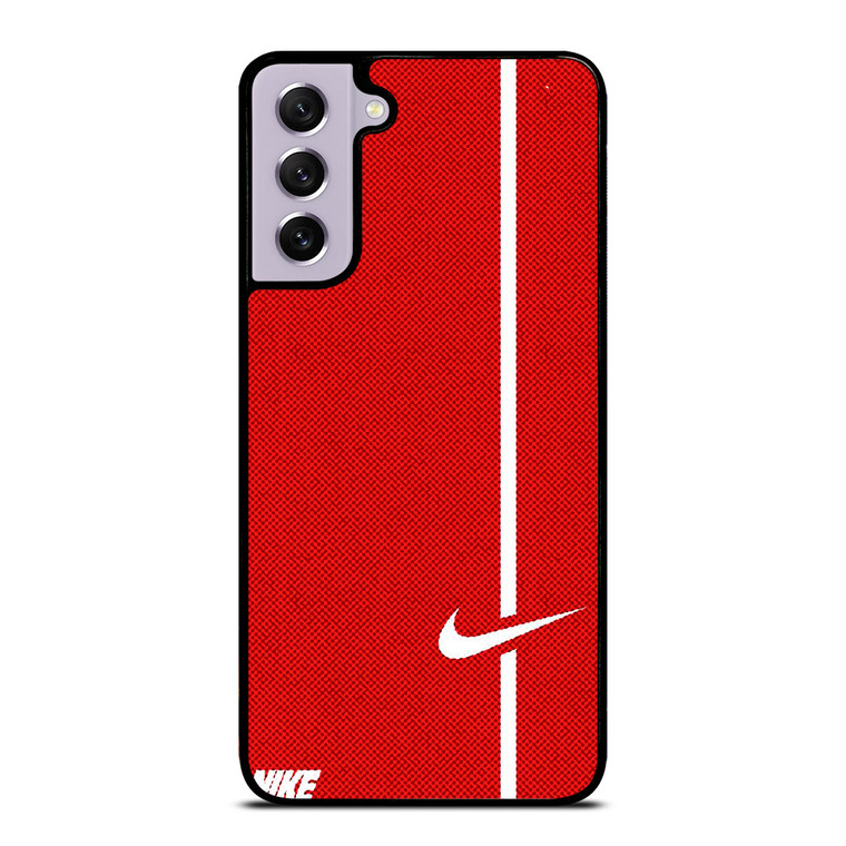 NIKE LOGO RED STRIPE Samsung Galaxy S21 FE Case Cover