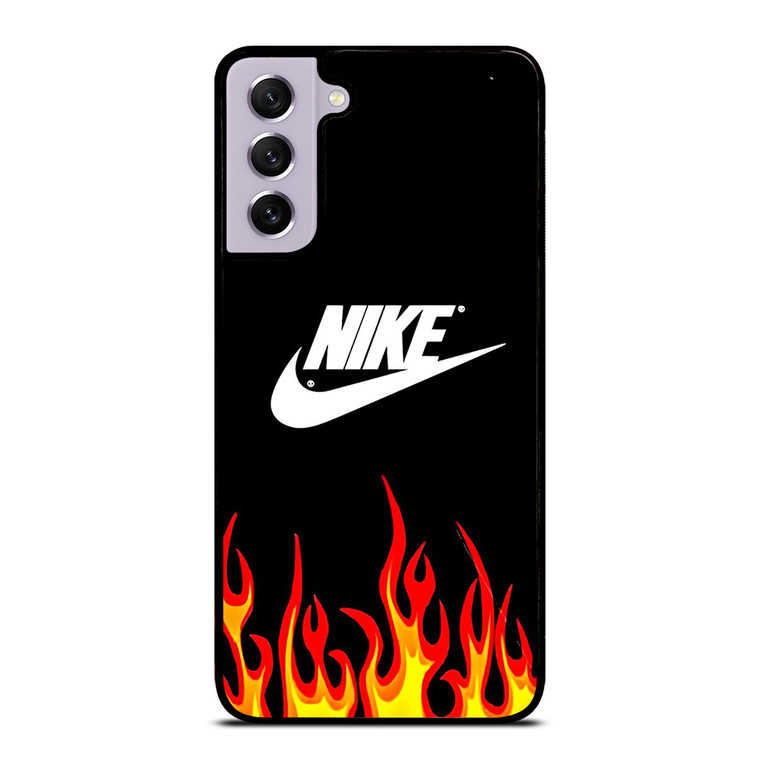 NIKE SWOOSH IN FLAMES Samsung Galaxy S21 FE Case Cover