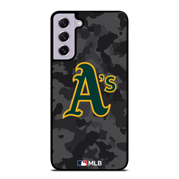 OAKLAND ATHLETICS BASEBALL BLACK CAMO Samsung Galaxy S21 FE Case Cover