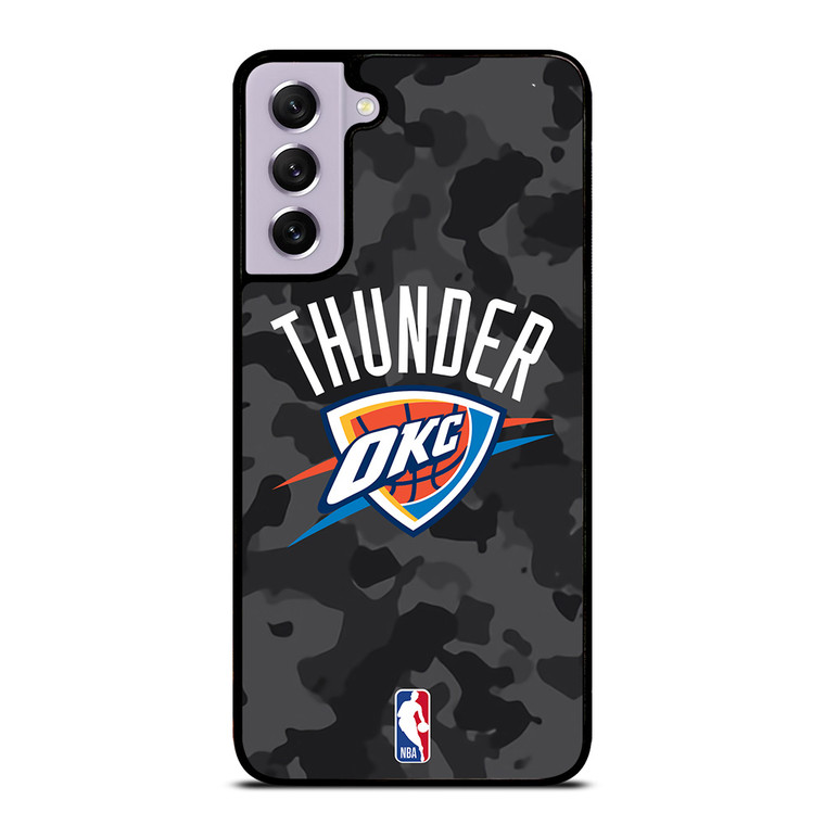 OKLAHOMA CITY THUNDER BLACK CAMO Samsung Galaxy S21 FE Case Cover