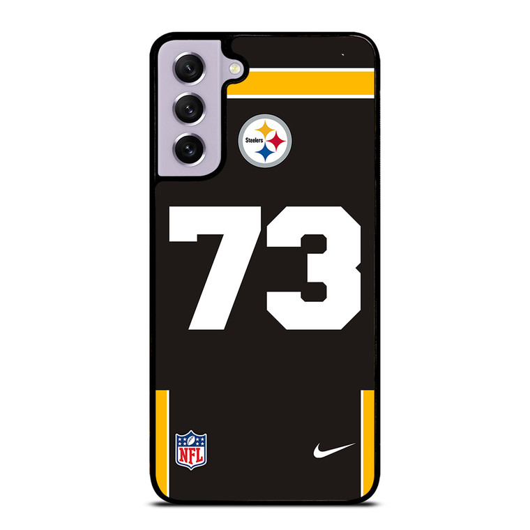 PITTSBURGH STEELERS JOE HAEG 73 NFL NIKE Samsung Galaxy S21 FE Case Cover