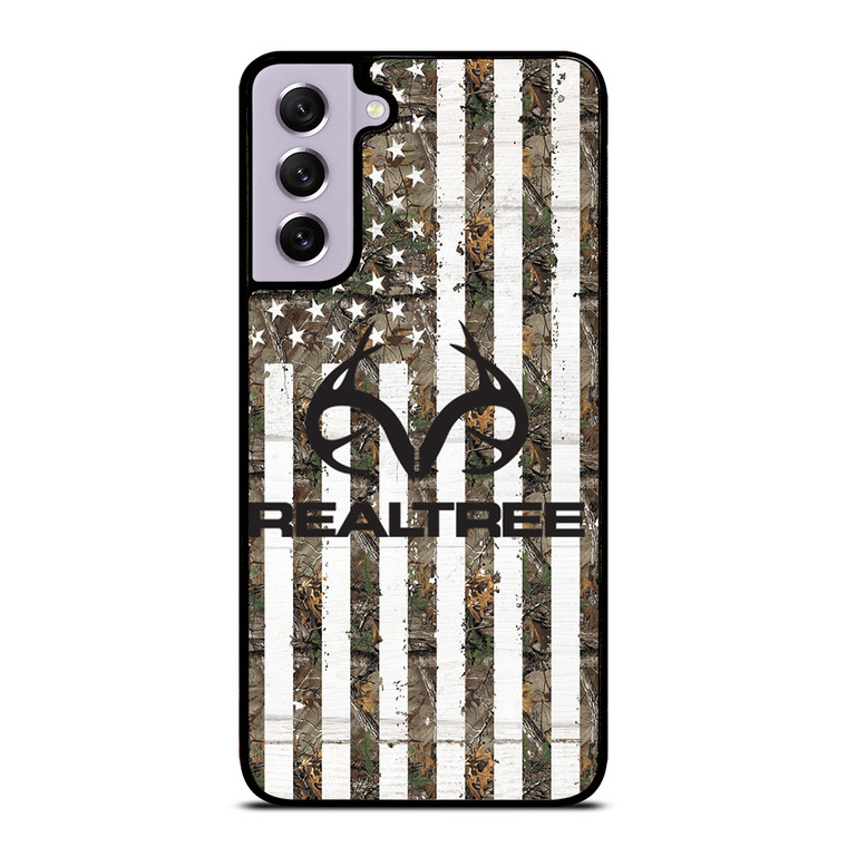REALTREE AMERICAN FLAG LOGO Samsung Galaxy S21 FE Case Cover