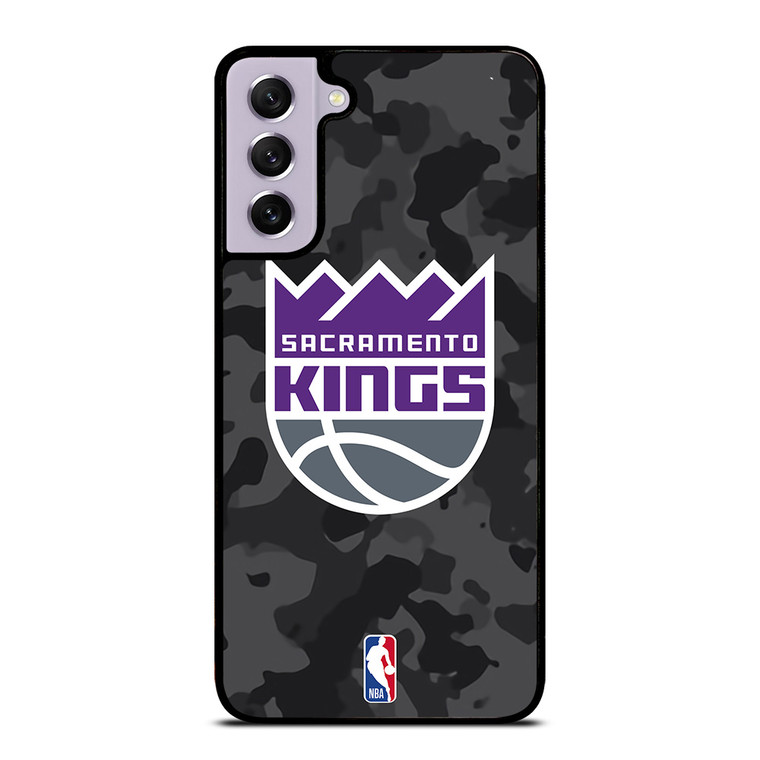 SACRAMENTO KINGS BLACK CAMO Samsung Galaxy S21 FE Case Cover