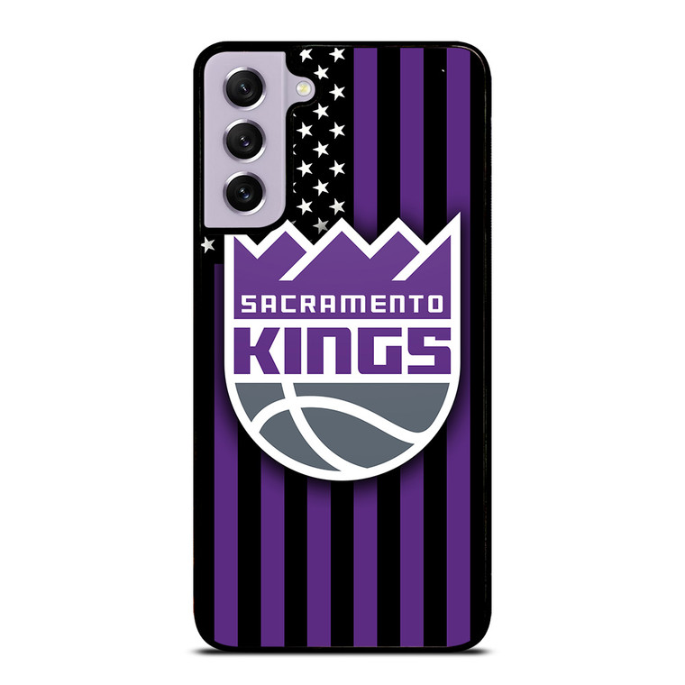 SACRAMENTO KINGS NBA USA FLAG Samsung Galaxy S21 FE Case Cover