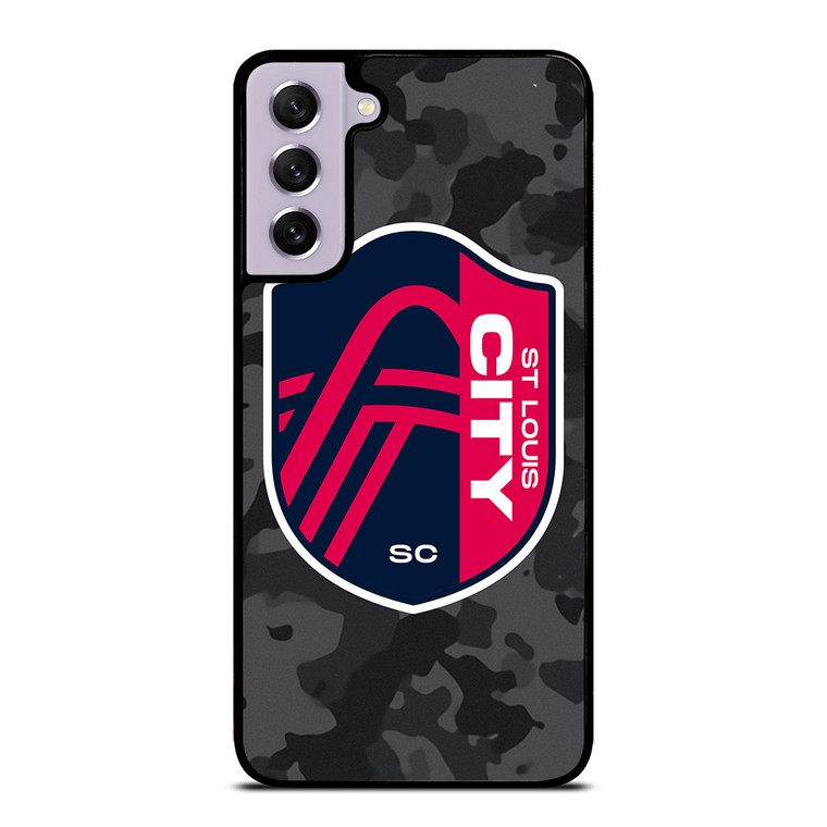 SAINT LOUIS CITY MLS BLACK CAMO Samsung Galaxy S21 FE Case Cover