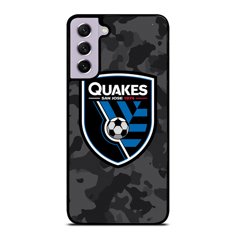 SAN JOSE EARTHQUAKES MLS BLACK CAMO Samsung Galaxy S21 FE Case Cover