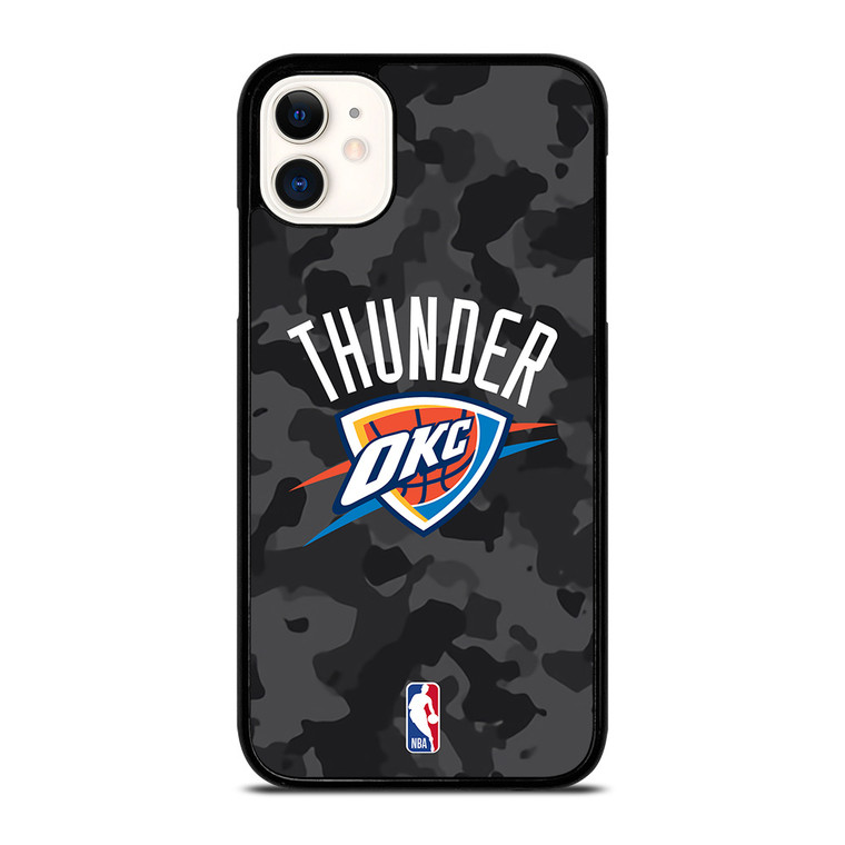OKLAHOMA CITY THUNDER BLACK CAMO iPhone 11 Case Cover