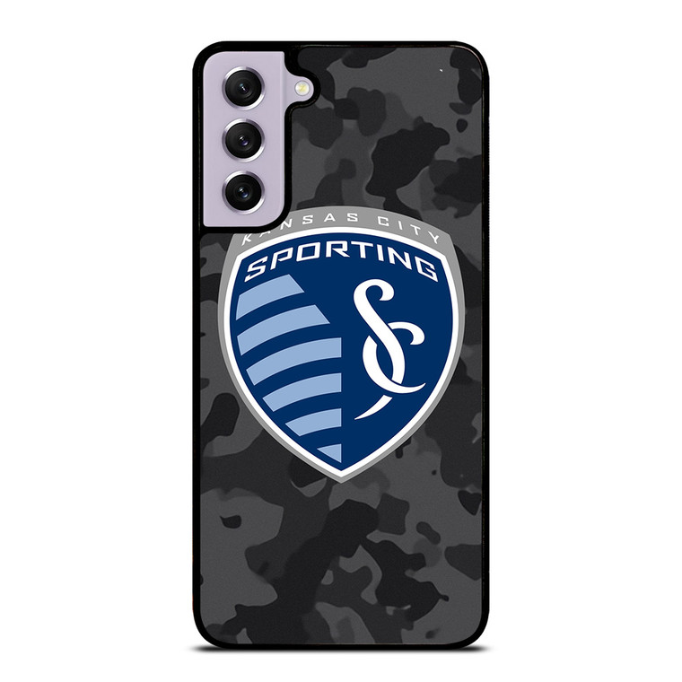 SPORTING KANSAS CITY MLS BLACK CAMO Samsung Galaxy S21 FE Case Cover