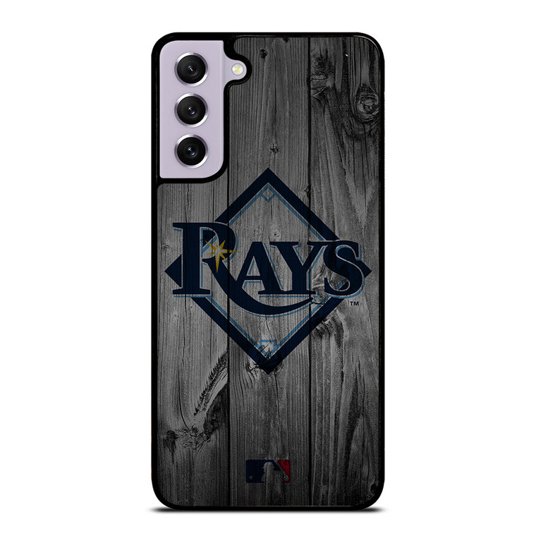 TAMPA BAY RAYS BASEBALL MLB WOOD LOGO Samsung Galaxy S21 FE Case Cover