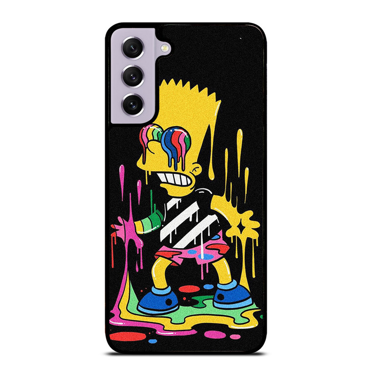 THE SIMPSONS TRIPPY ART Samsung Galaxy S21 FE Case Cover