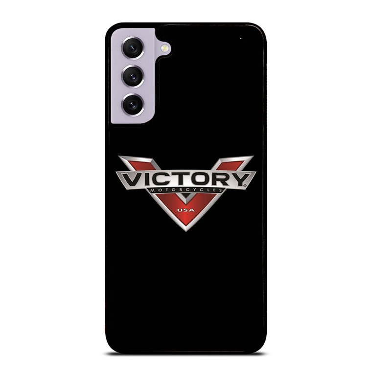 VICTORY MOTORCYCLES USA BLACK Samsung Galaxy S21 FE Case Cover