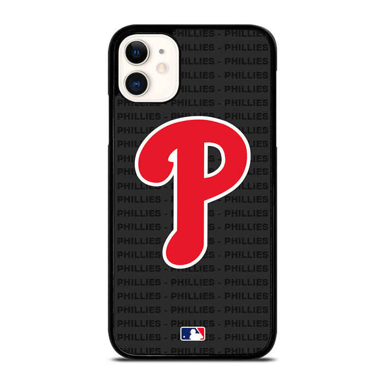 PHILADELPHIA PHILLIES BASEBALL BLACK iPhone 11 Case Cover