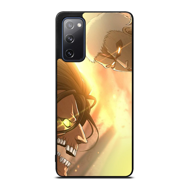 ATTACT ON TITAN EREN VS REINER Samsung Galaxy S20 FE Case Cover