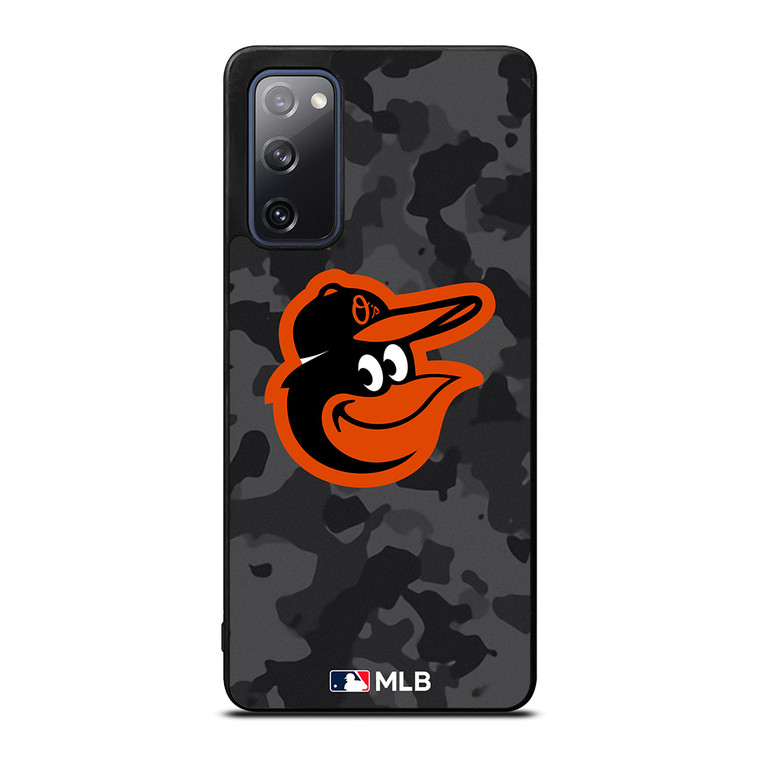 BALTIMORE ORIOLES BASEBALL BLACK CAMO Samsung Galaxy S20 FE Case Cover