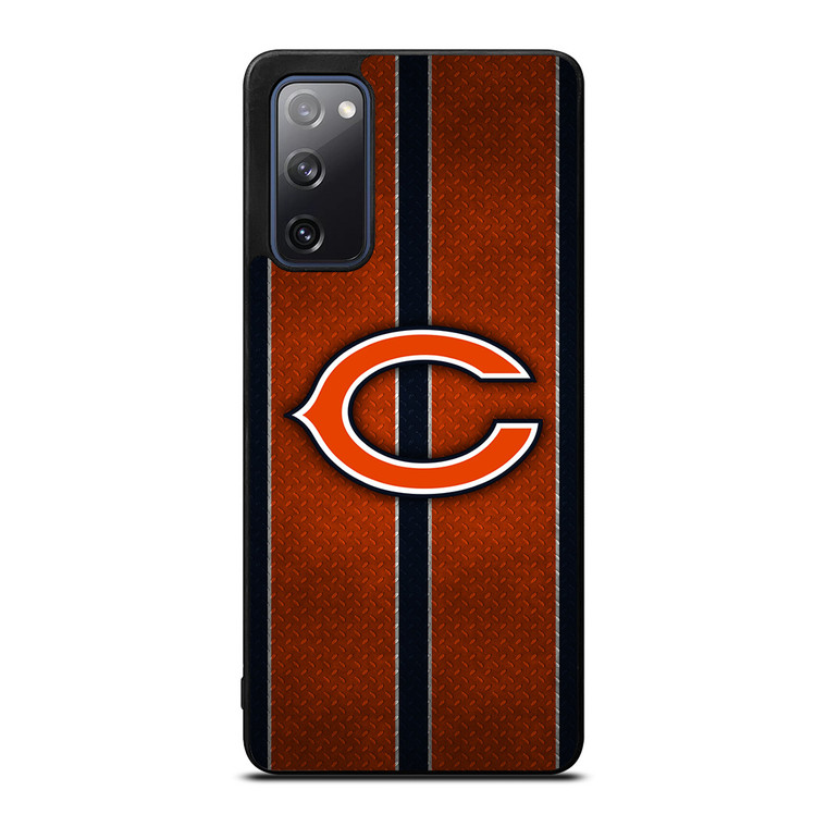 CHICAGO BEARS NFL METAL STRIPE Samsung Galaxy S20 FE Case Cover