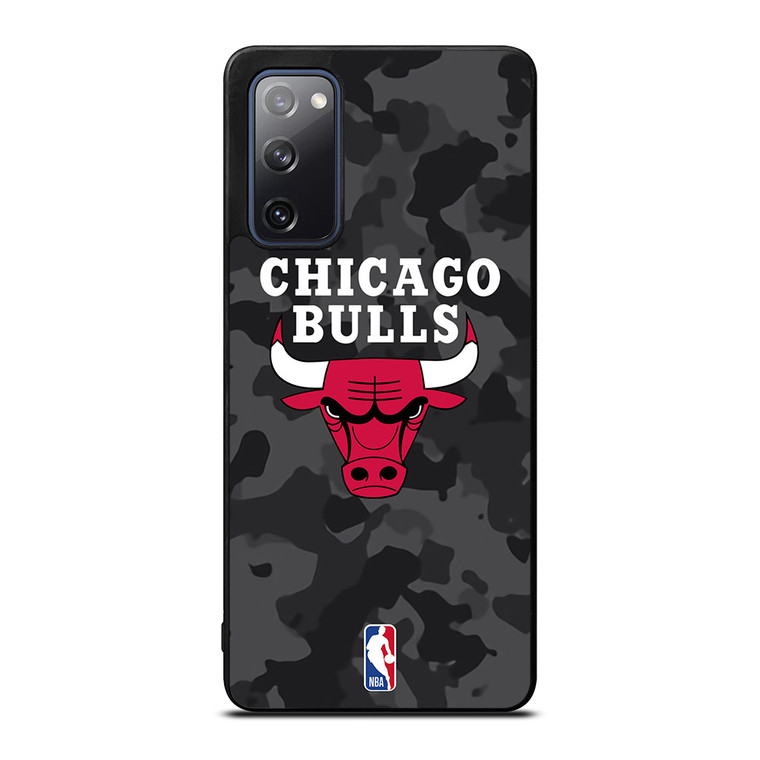 CHICAGO BULLS BLACK CAMO Samsung Galaxy S20 FE Case Cover
