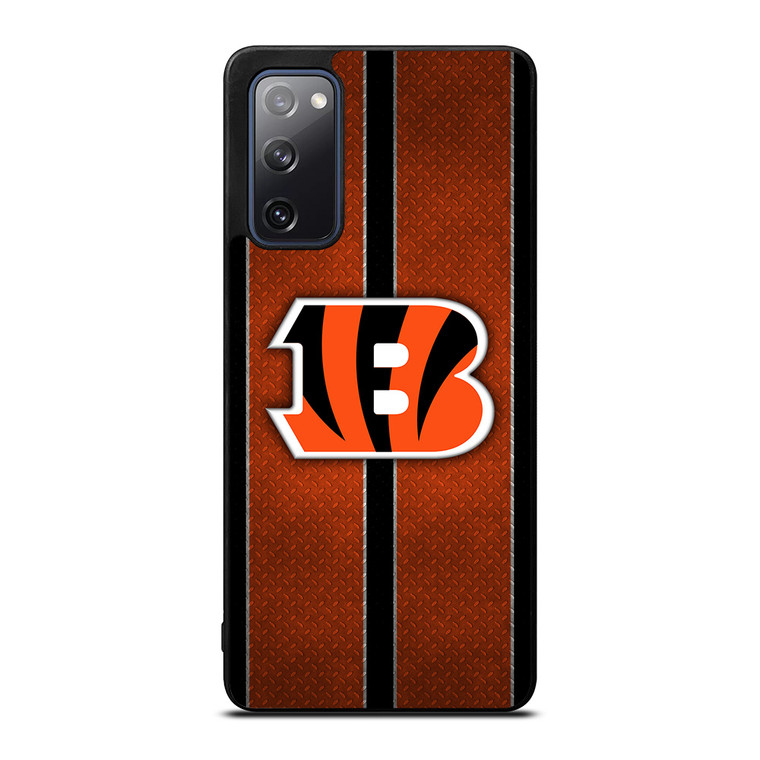 CINCINNATI BENGALS NFL METAL STRIPE Samsung Galaxy S20 FE Case Cover CINCINNATI BENGALS NFL METAL STRIPE Samsung Galaxy S20 FE Case Cover