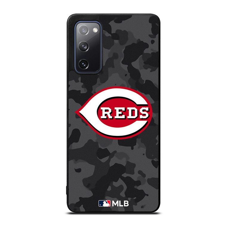CINCINNATI REDS BASEBALL BLACK CAMO Samsung Galaxy S20 FE Case Cover