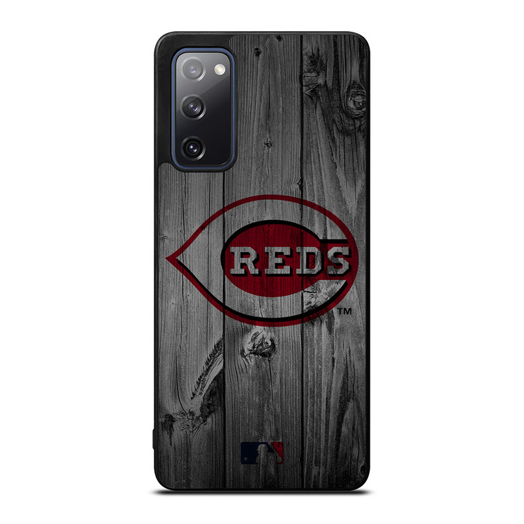 CINCINNATI REDS BASEBALL MLB WOOD LOGO Samsung Galaxy S20 FE Case Cover