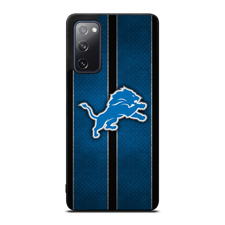 DETROIT LIONS NFL METAL STRIPE Samsung Galaxy S20 FE Case Cover