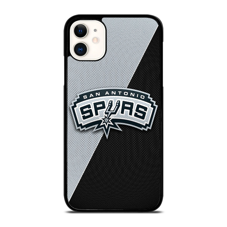 SAN ANTONIO SPURS NBA BASKETBALL LOGO iPhone 11 Case Cover