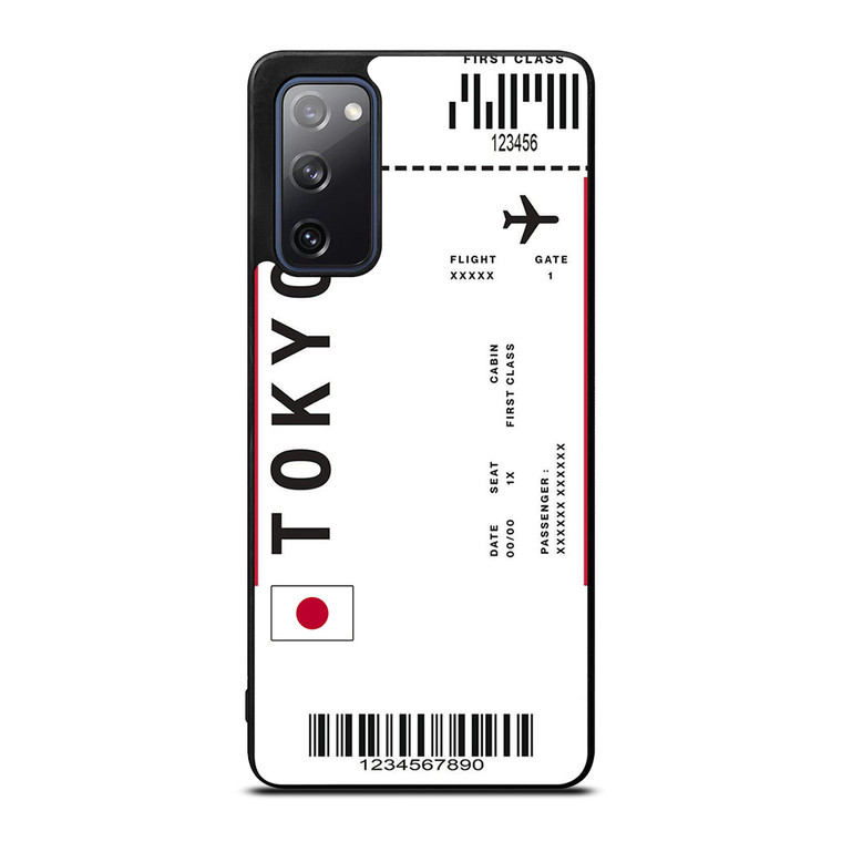 FLIGHT TICKETS JAPAN Samsung Galaxy S20 FE Case Cover