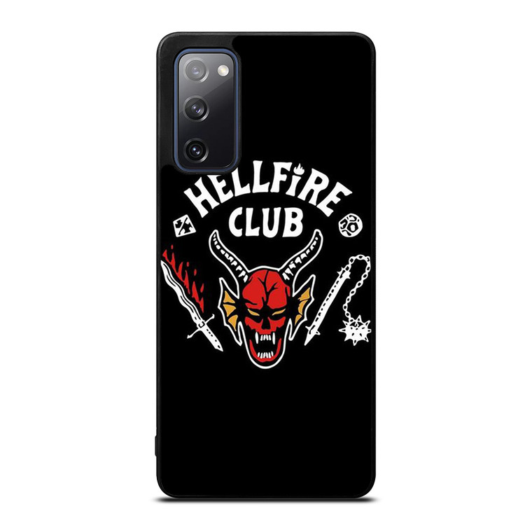 HELLFIRE CLUB STRANGER THINGS BLACK Samsung Galaxy S20 FE Case Cover