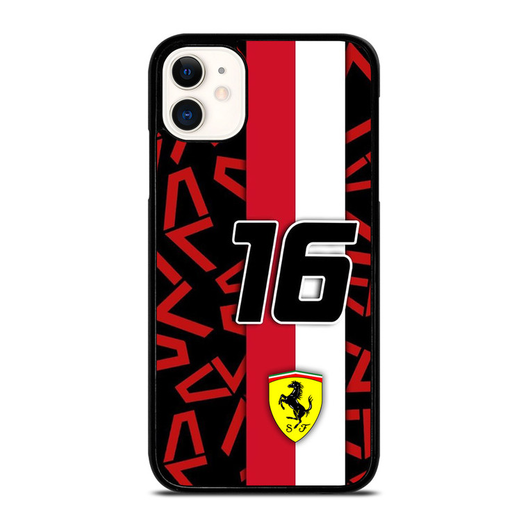 SCUDERIA FERRARI CHARLES LECLERC F1 FORMULA ONE iPhone 11 Case Cover