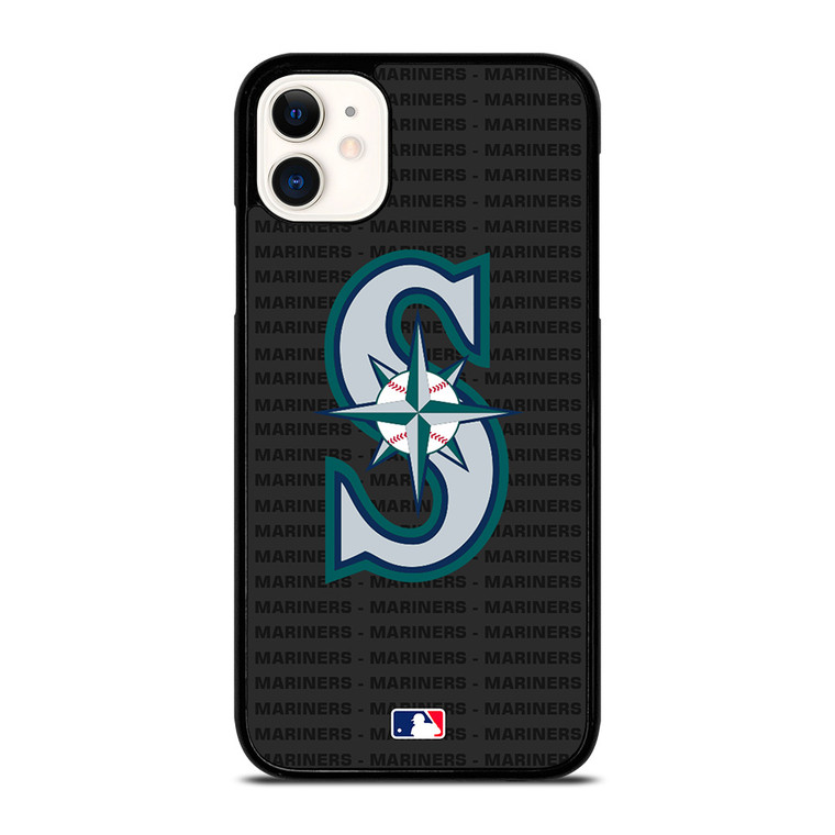 SEATTLE MARINERS BASEBALL BLACK iPhone 11 Case Cover