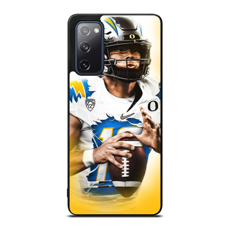 JUSTIN HERBERT LOS ANGELES CHARGERS Samsung Galaxy S20 FE Case Cover