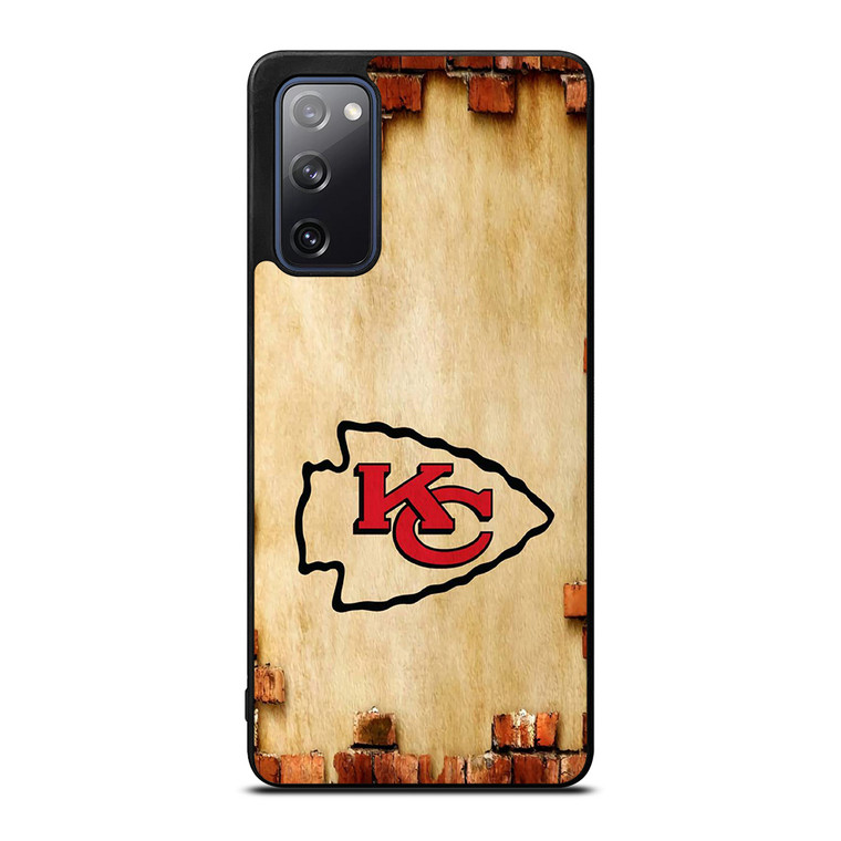 KANSAS CITY CHIEFS NFL FOOTBALL BRICKED Samsung Galaxy S20 FE Case Cover