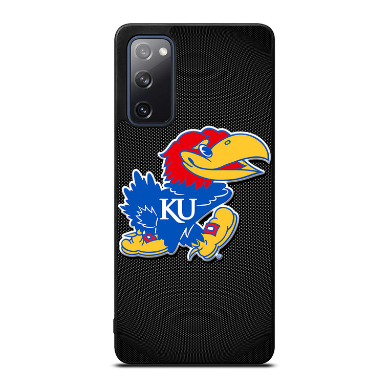 KANSAS JAYHAWKS LOGO CARBON Samsung Galaxy S20 FE Case Cover